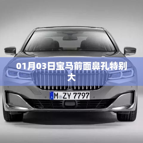 寶馬車型獨特設計，超寬鼻孔前臉亮相
