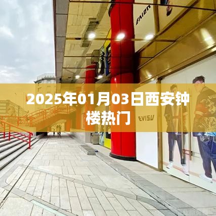 西安鐘樓，2025年元旦人氣勝地