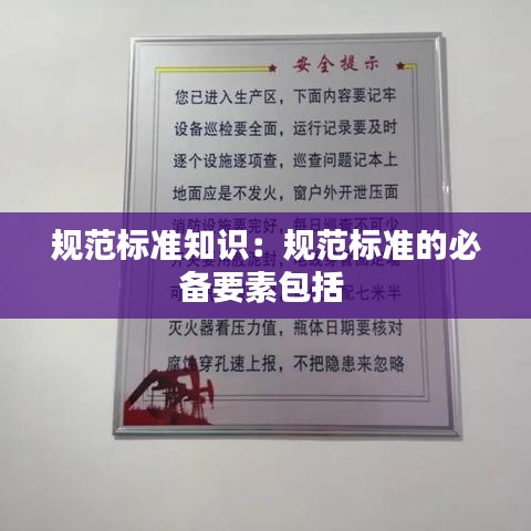 規(guī)范標準知識：規(guī)范標準的必備要素包括 