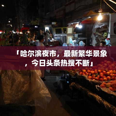 「哈爾濱夜市，最新繁華景象，今日頭條熱搜不斷」