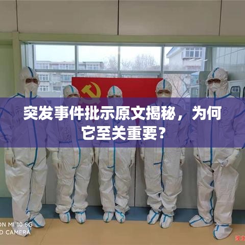 突發(fā)事件批示原文揭秘，為何它至關(guān)重要？