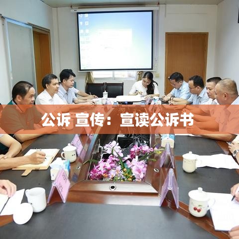 公訴 宣傳：宣讀公訴書(shū) 