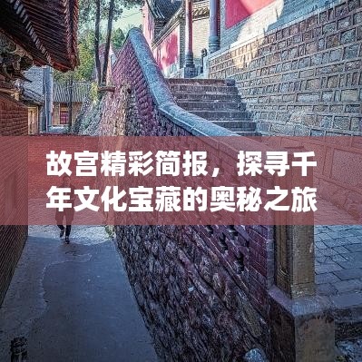 故宮精彩簡報(bào)，探尋千年文化寶藏的奧秘之旅