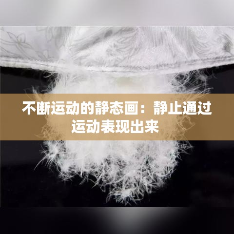 不斷運(yùn)動(dòng)的靜態(tài)畫：靜止通過運(yùn)動(dòng)表現(xiàn)出來 