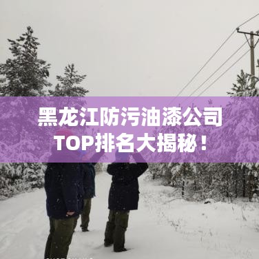 黑龍江防污油漆公司TOP排名大揭秘！