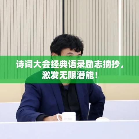 詩詞大會經(jīng)典語錄勵志摘抄，激發(fā)無限潛能！