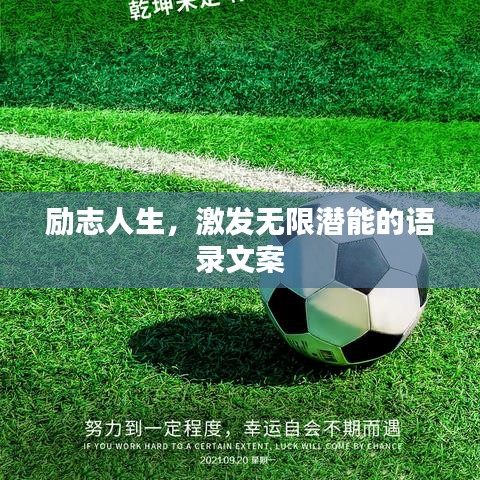 勵志人生，激發(fā)無限潛能的語錄文案