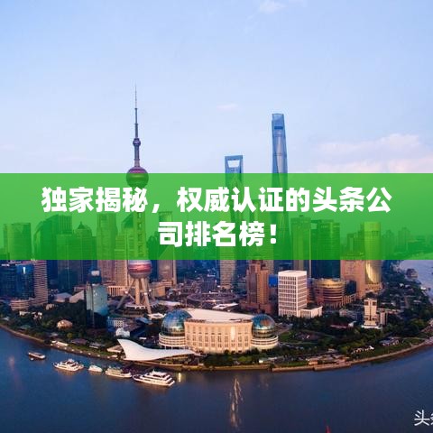 獨家揭秘，權(quán)威認證的頭條公司排名榜！
