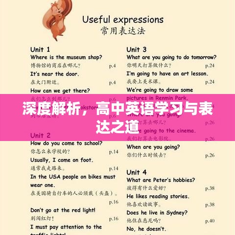 深度解析，高中英語學習與表達之道