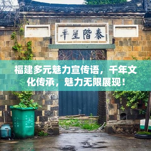 福建多元魅力宣傳語，千年文化傳承，魅力無限展現(xiàn)！