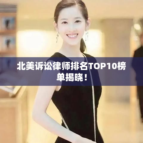 北美訴訟律師排名TOP10榜單揭曉！