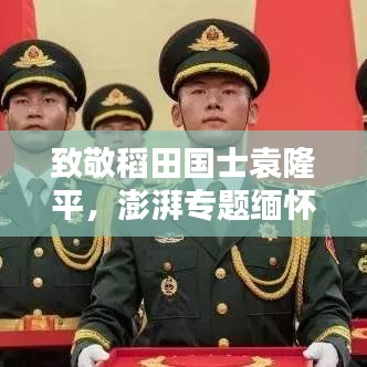 致敬稻田國士袁隆平，澎湃專題緬懷傳奇人生
