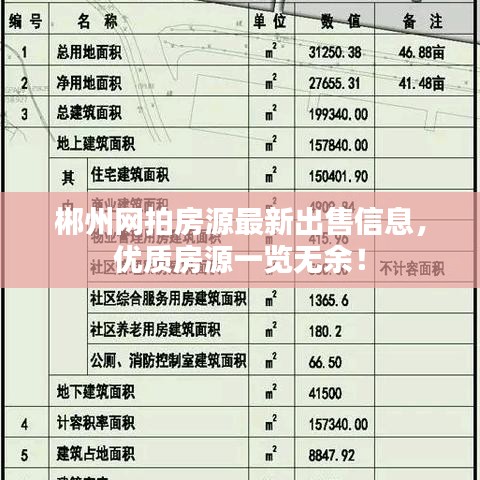 郴州網(wǎng)拍房源最新出售信息，優(yōu)質(zhì)房源一覽無余！