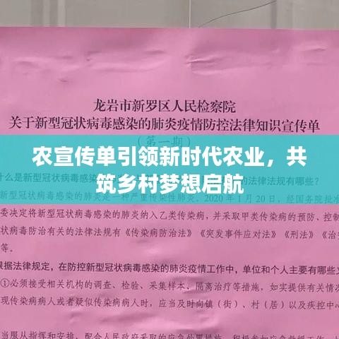 農(nóng)宣傳單引領(lǐng)新時代農(nóng)業(yè)，共筑鄉(xiāng)村夢想啟航