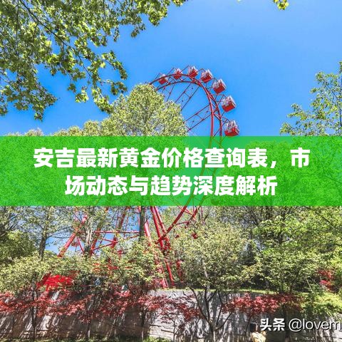 安吉最新黃金價格查詢表，市場動態(tài)與趨勢深度解析