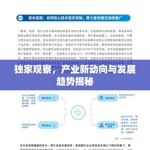 獨(dú)家觀察，產(chǎn)業(yè)新動(dòng)向與發(fā)展趨勢(shì)揭秘