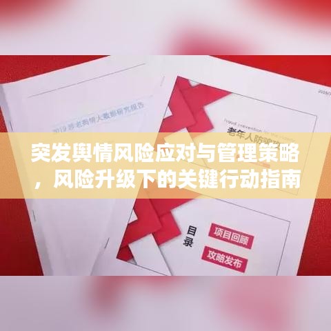 突發(fā)輿情風(fēng)險應(yīng)對與管理策略，風(fēng)險升級下的關(guān)鍵行動指南